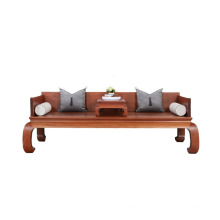Sofá de madeira de madeira em estilo chinês